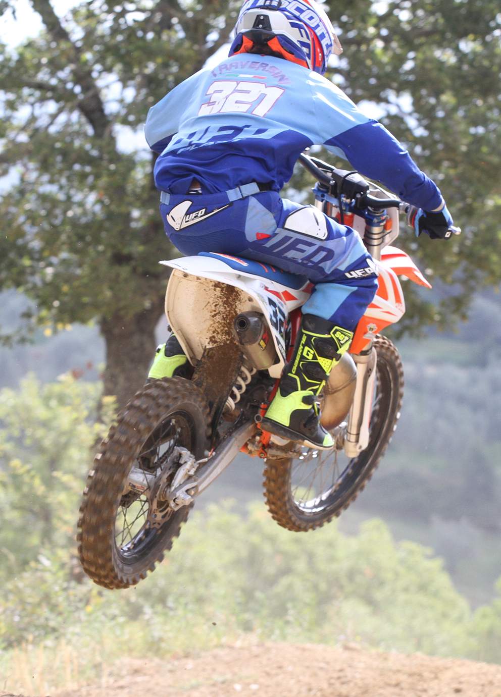 Alessandro Traversini (MC La Rocca Asd - Ktm) al Miravalle di Montevarchi