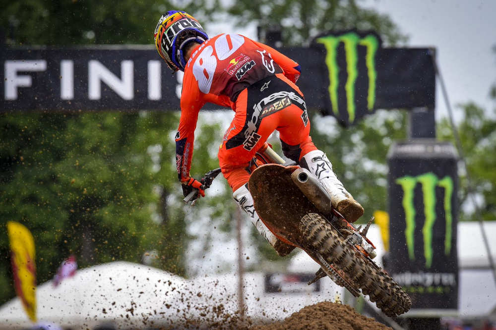 Andrea Adamo a Kegums (ph MXGP)