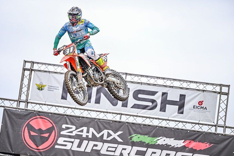 Francesco Bassi alla finale SX del MotoLive 2023